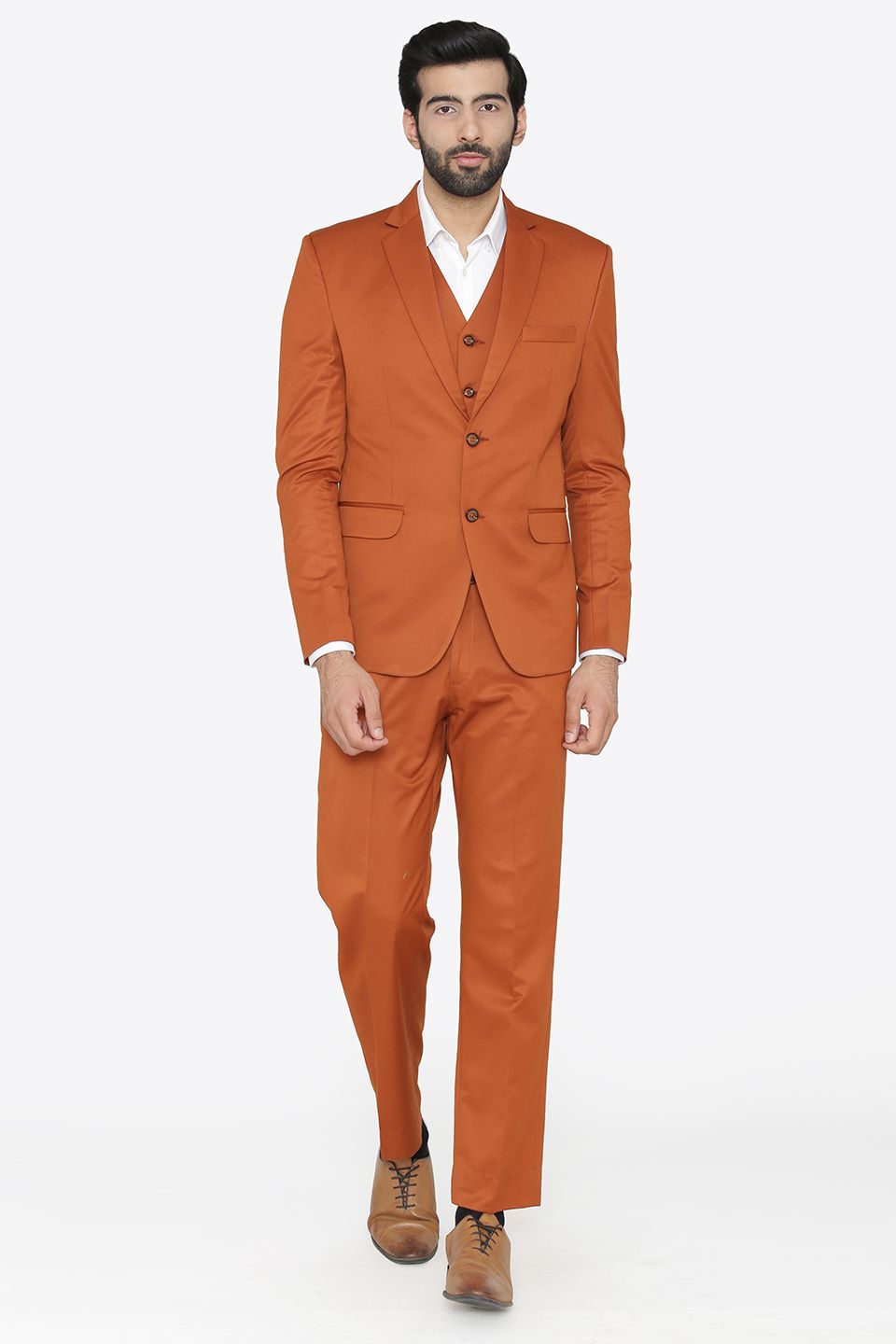 Coat pant orange online