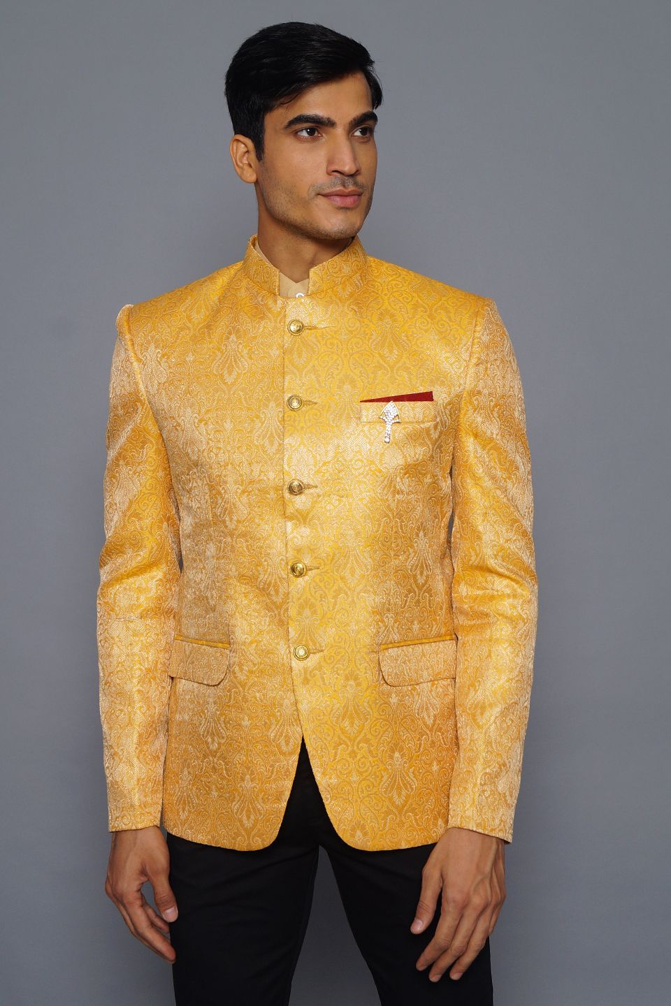 Yellow colour deals blazer