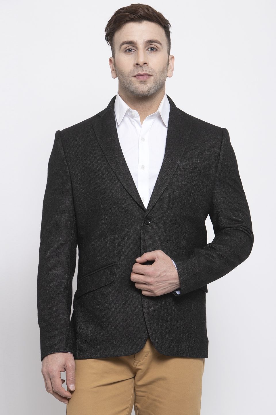 Sport Coat Black And White Tweed Jacket Mens WINTAGE Men's Tweed