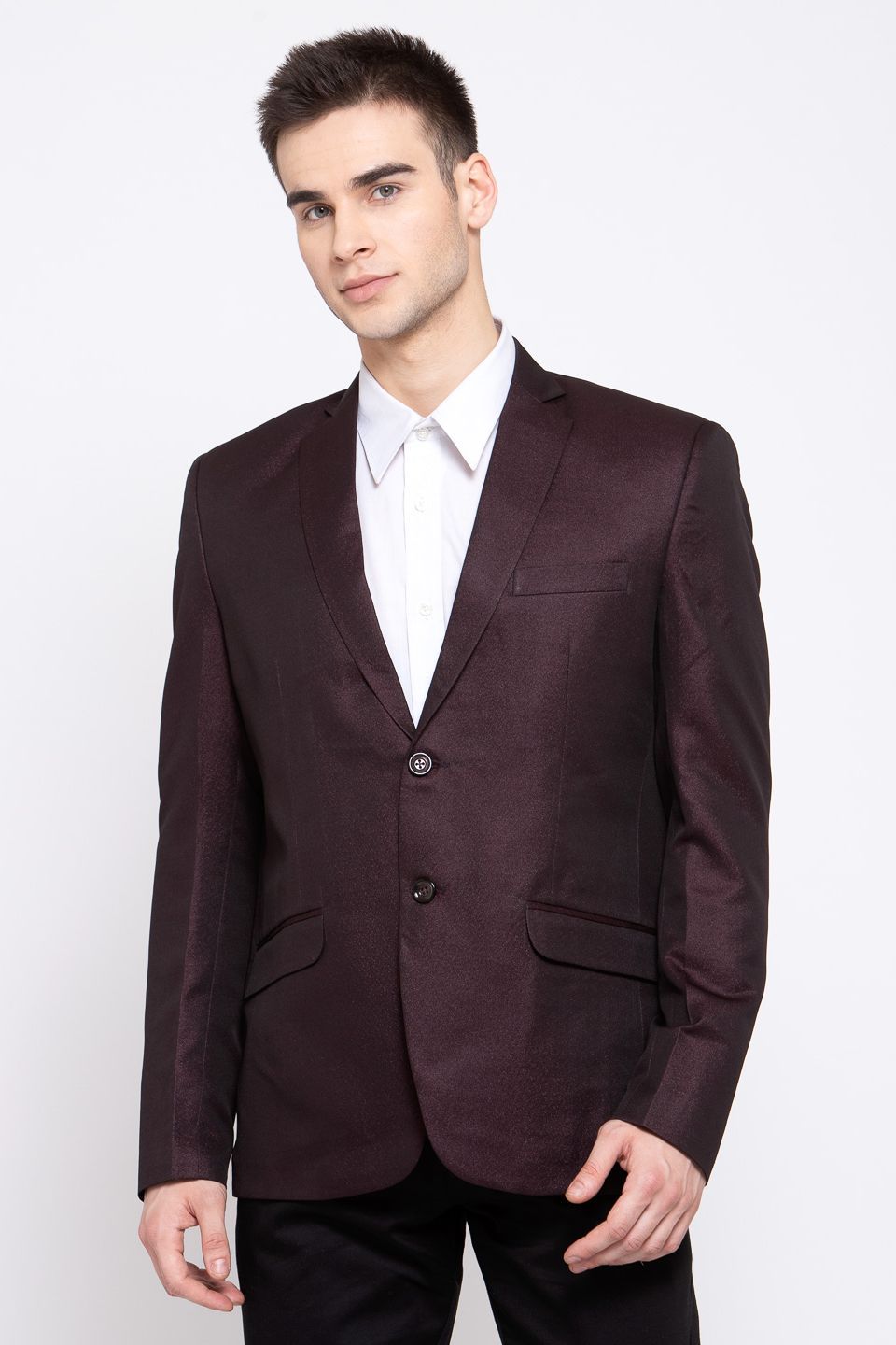 Wintage Men s Poly Blend Formal and Evening Blazer Coat Jacket Brown