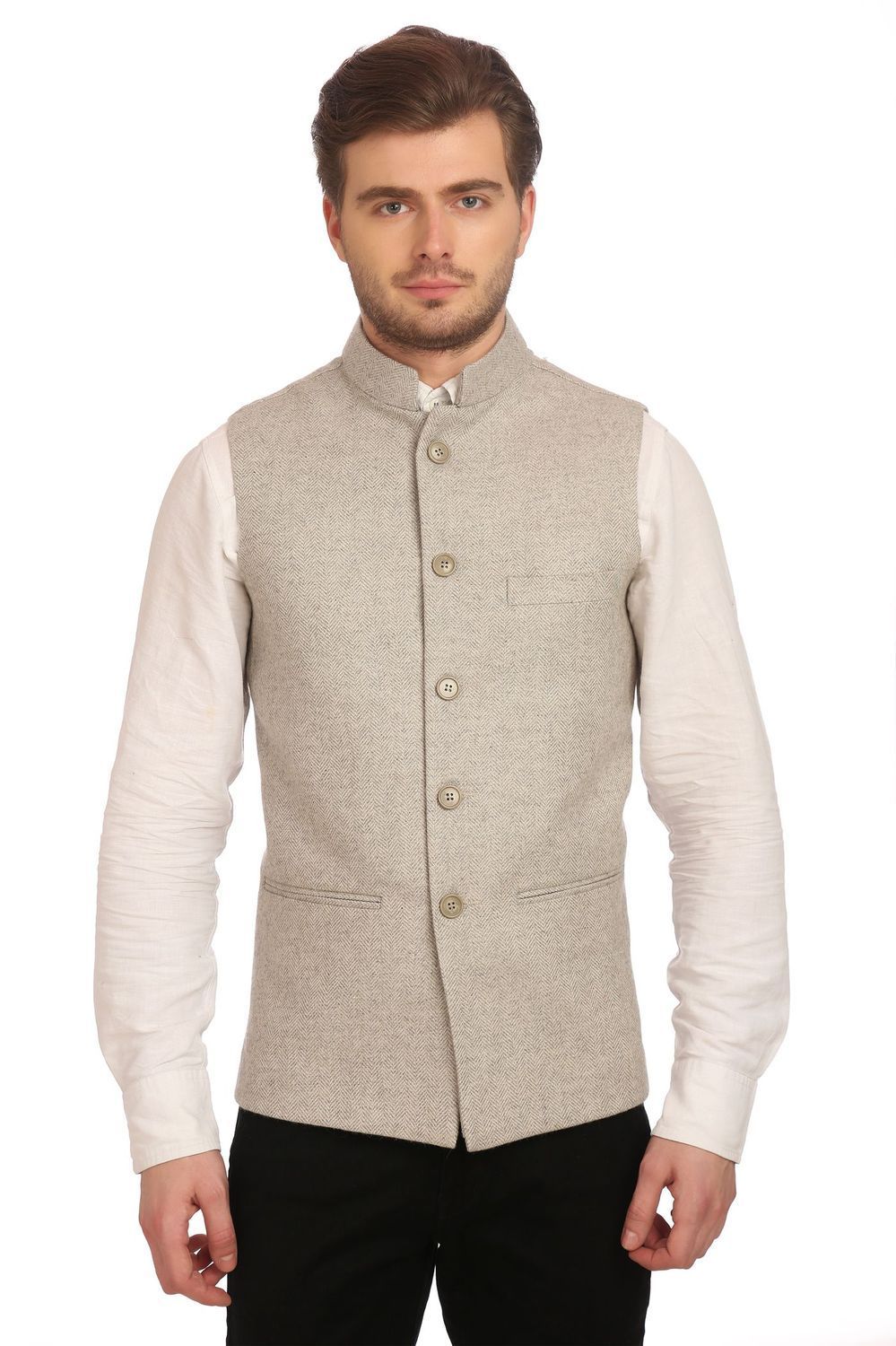 Silver shop nehru jacket