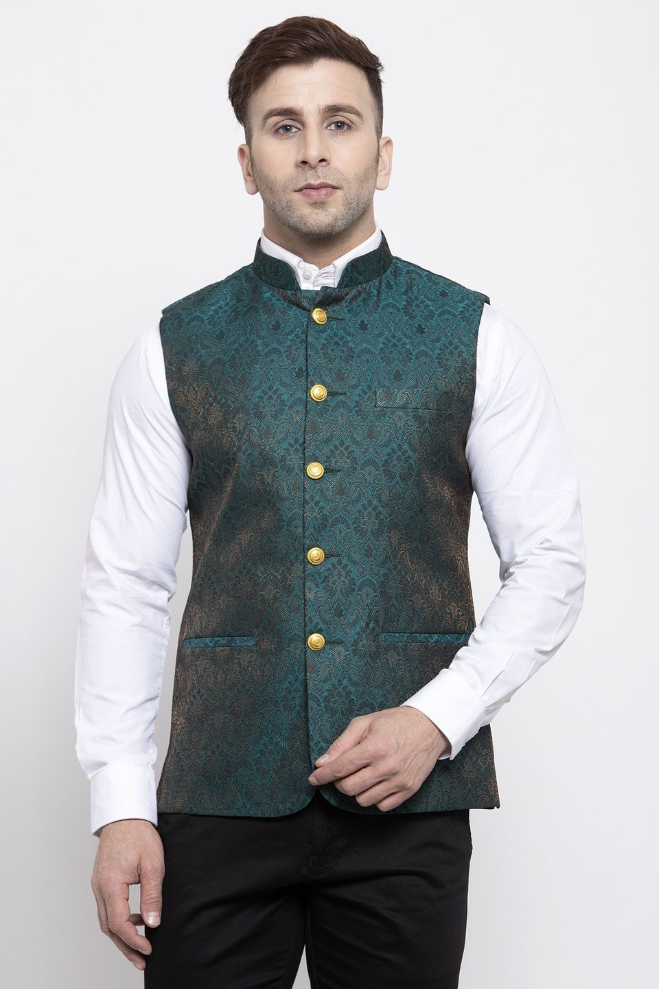 Banarasi nehru jacket online