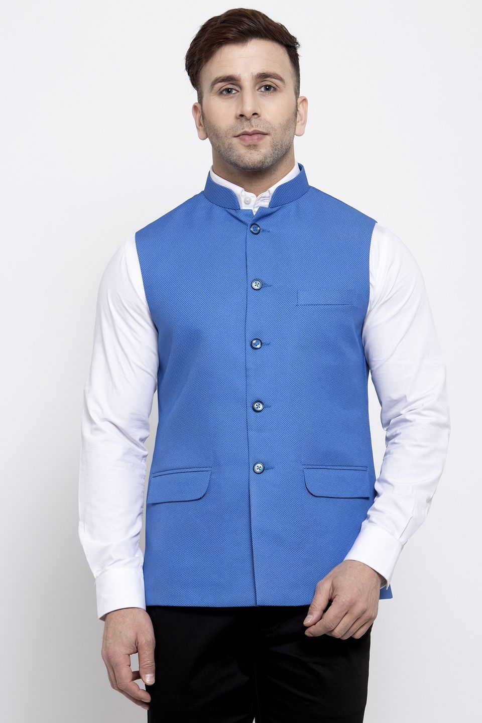 Blue best sale modi coat