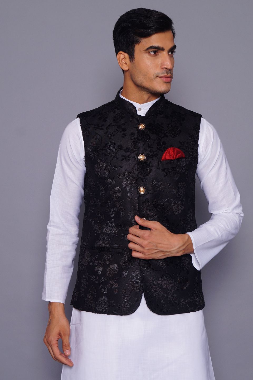 Modi black jacket sales