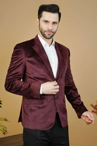 Velvet Red Blazers