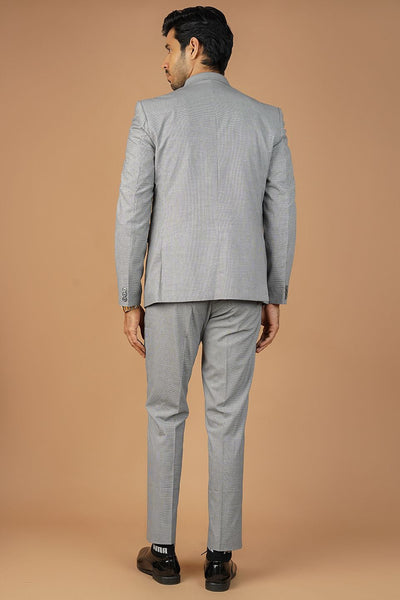 Poly Viscose Grey 2 PC Suit