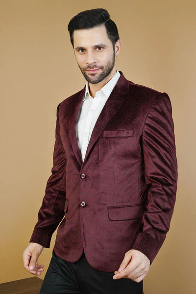 Velvet Red Blazers