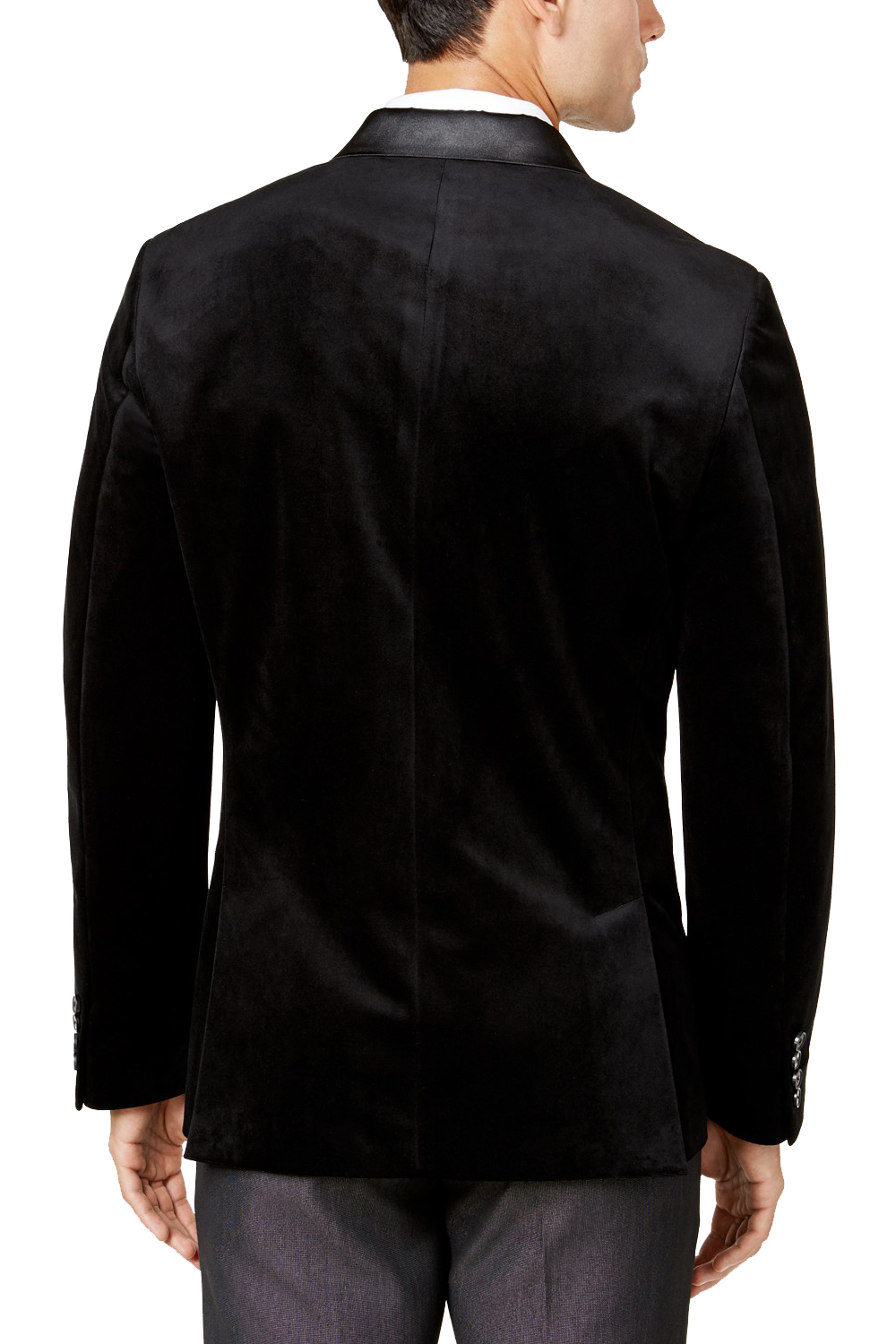 Gold Embroidered Black Tuxedo Blazer
