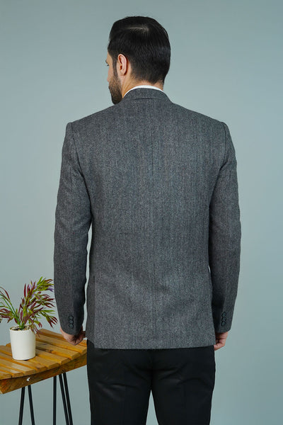 Wool Gray Bandhgala