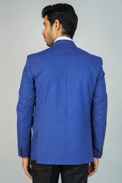 Poly Viscose Blue Blazer