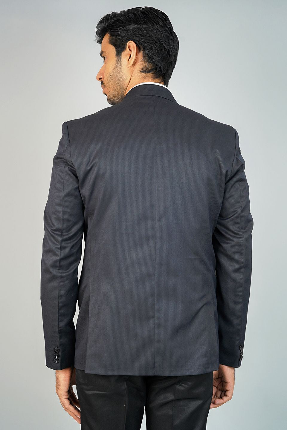 Poly Viscose Black Blazer