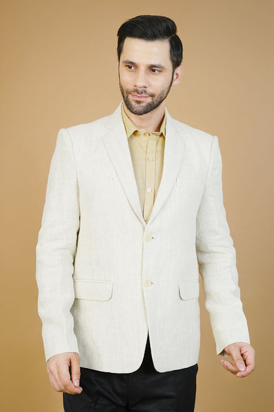 Linen Beige Blazers