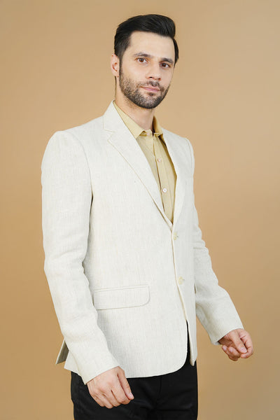 Linen Beige Blazers