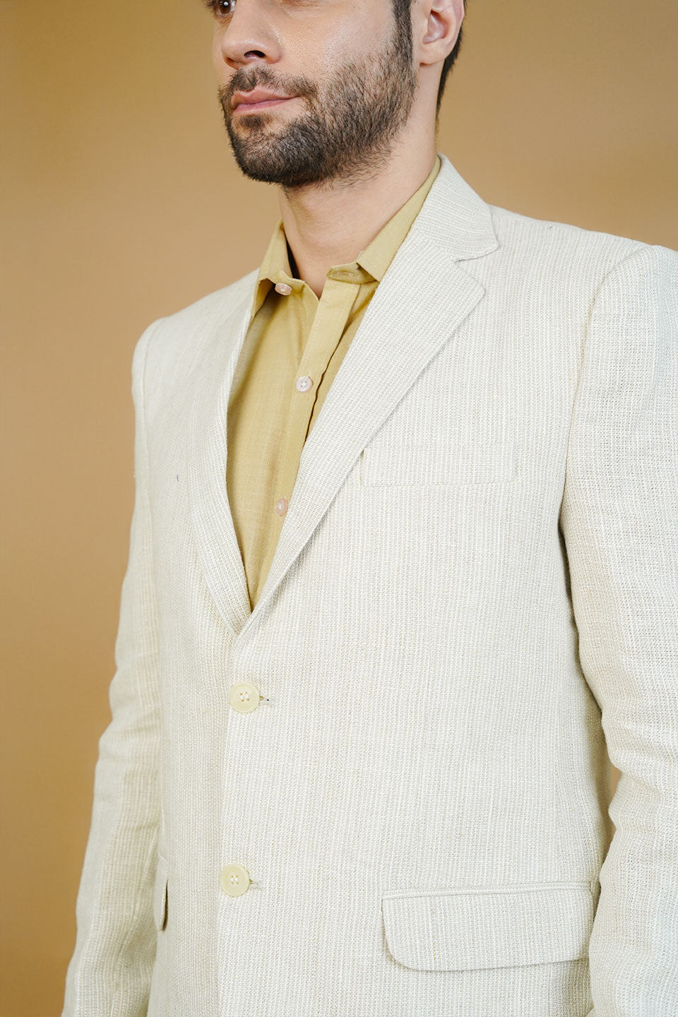 Linen Beige Blazers