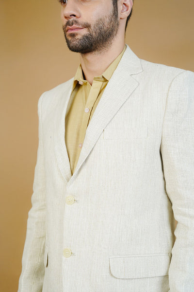 Linen Beige Blazers