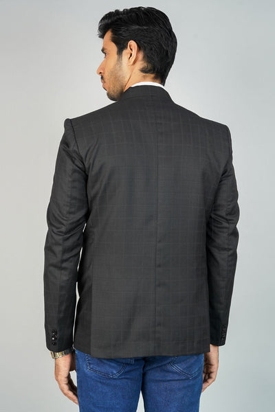 Poly Viscose Black Blazer