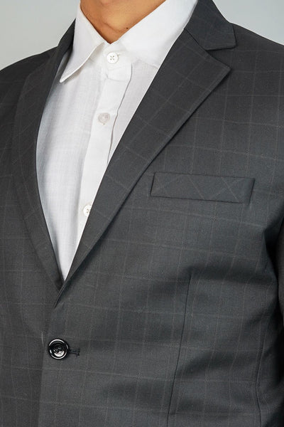 Poly Viscose Black Blazer