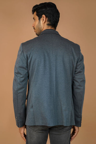 Poly Licra Green Blazer