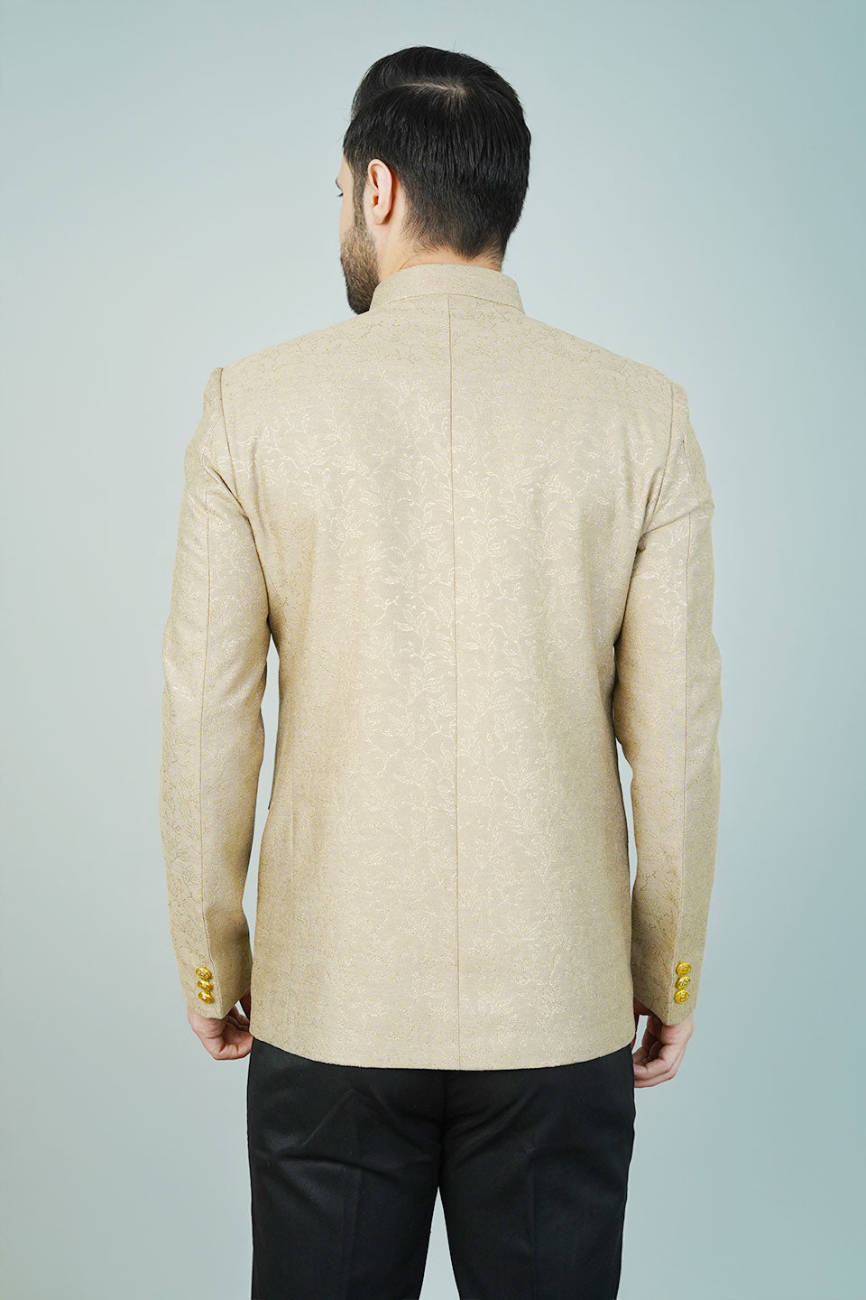 Rayon Beige Bandhgala