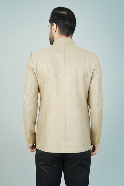Rayon Beige Bandhgala