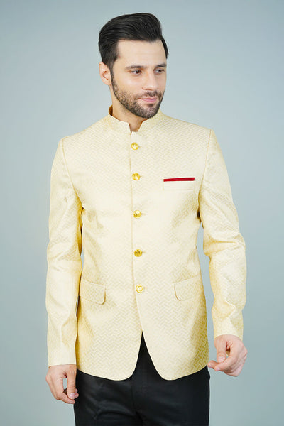 Rayon Beige Bandhgala