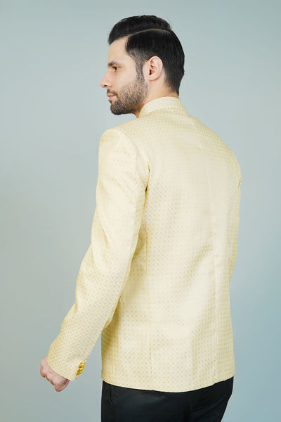 Rayon Beige Bandhgala