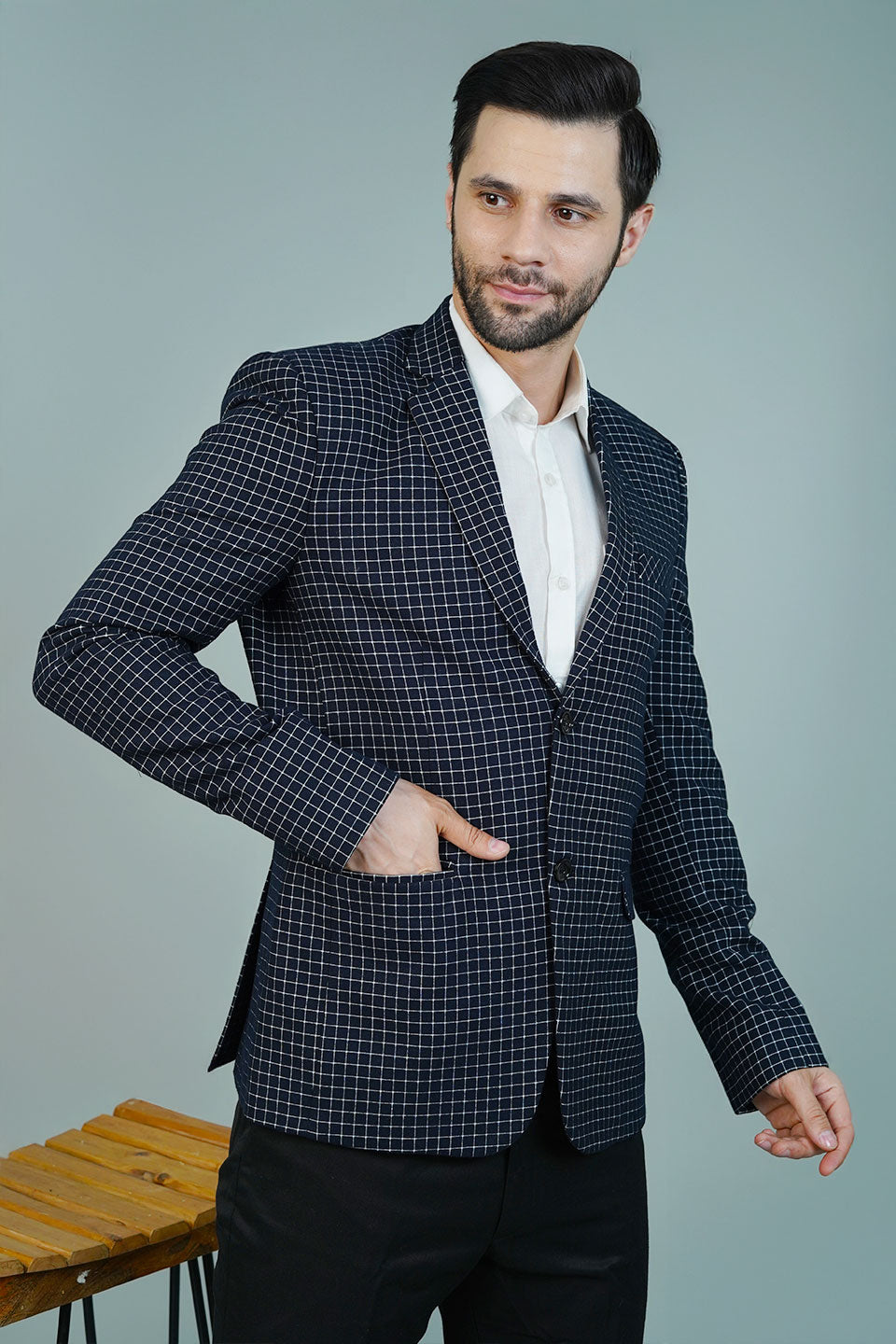 Wool Navy Blazers