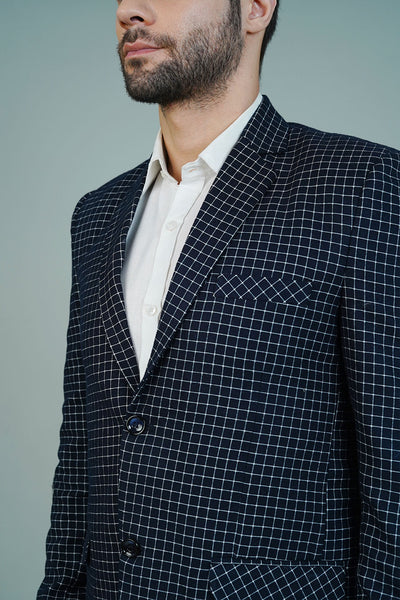 Wool Navy Blazers