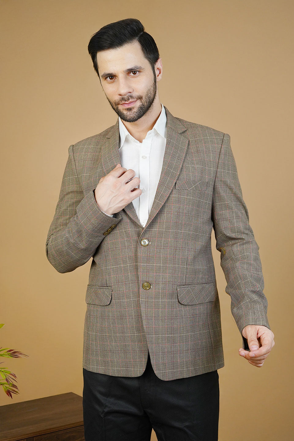 Wool Brown Blazers