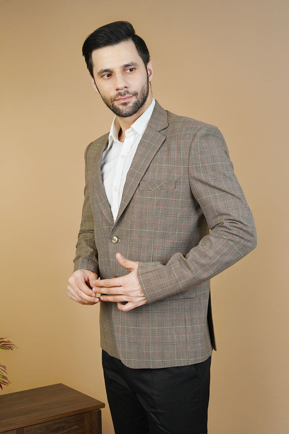 Wool Brown Blazers