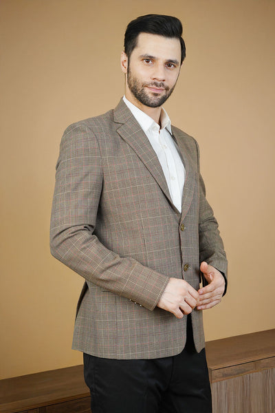 Wool Brown Blazers