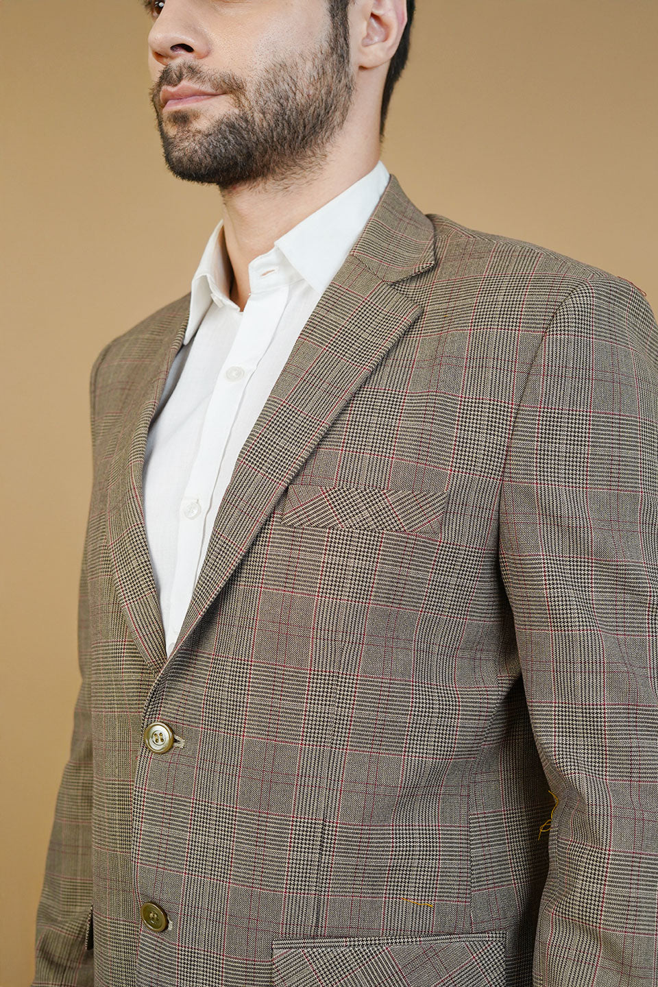 Wool Brown Blazers
