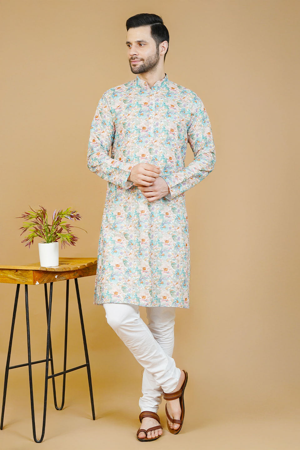 Cotton Green Long Kurtas