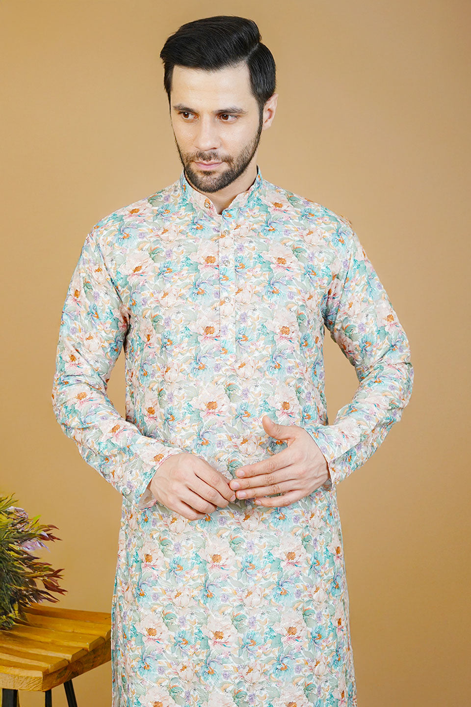 Cotton Green Long Kurtas