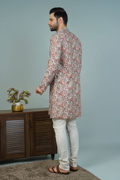 Cotton Multicolor Long Kurtas