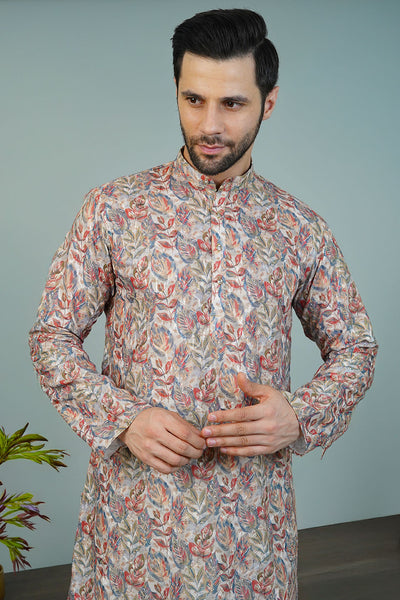 Cotton Multicolor Long Kurtas