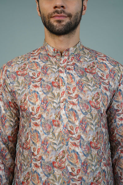 Cotton Multicolor Long Kurtas