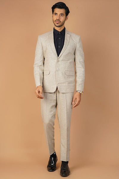 Linen Cream Suit