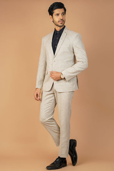 Linen Cream Suit