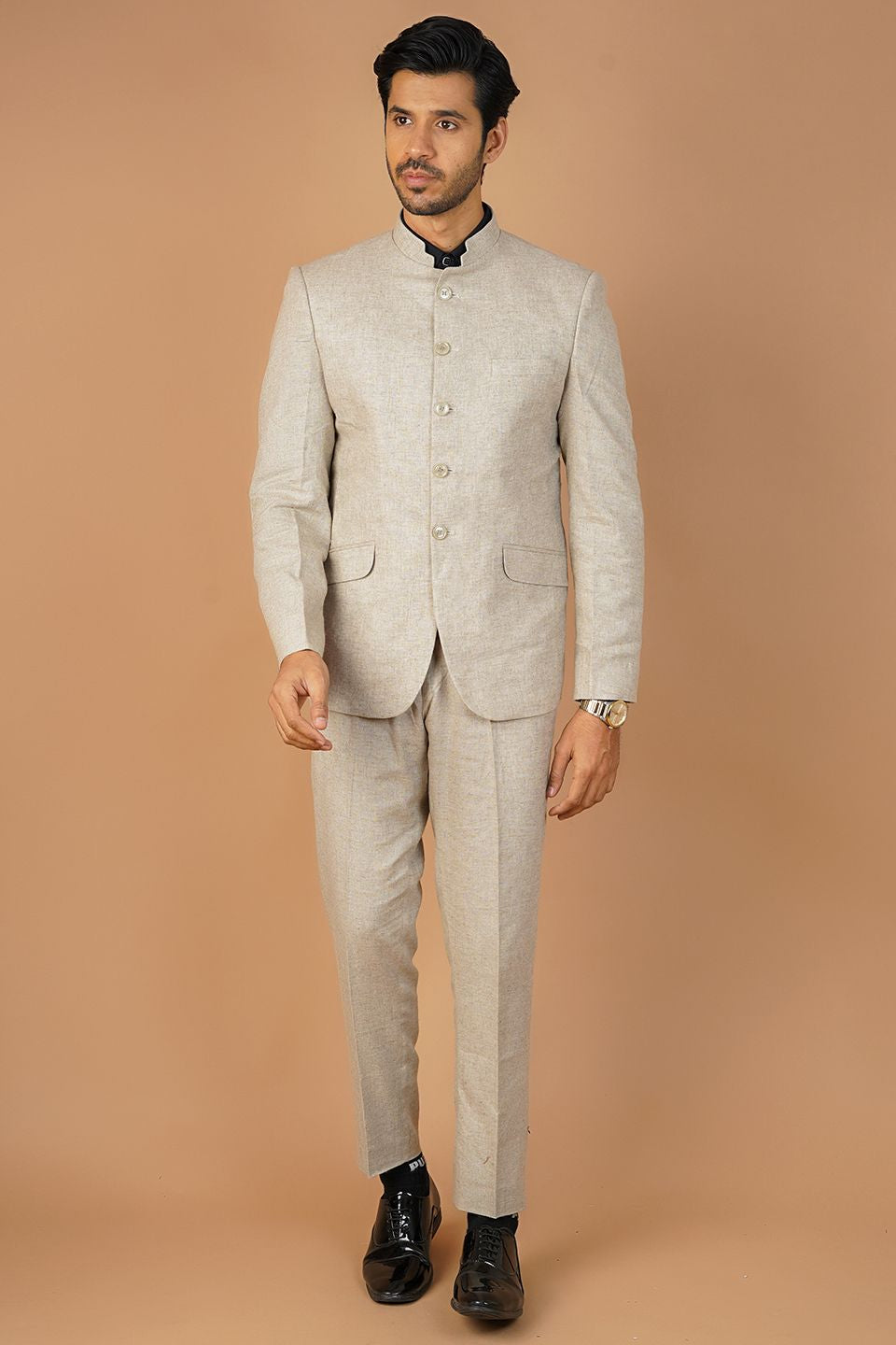 Linen Cream Suit