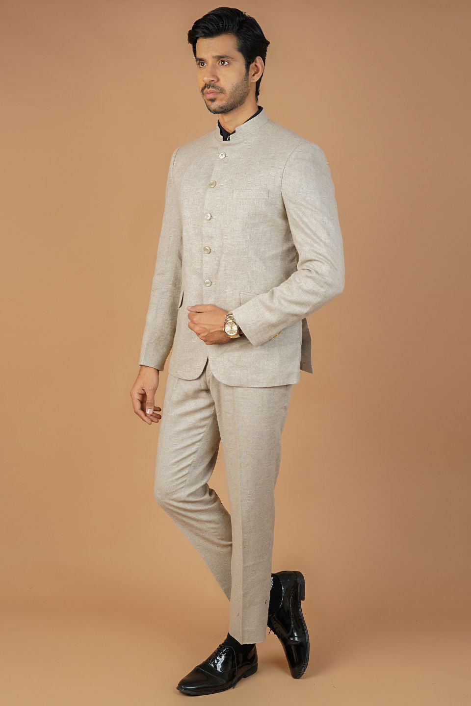 Linen Cream Suit