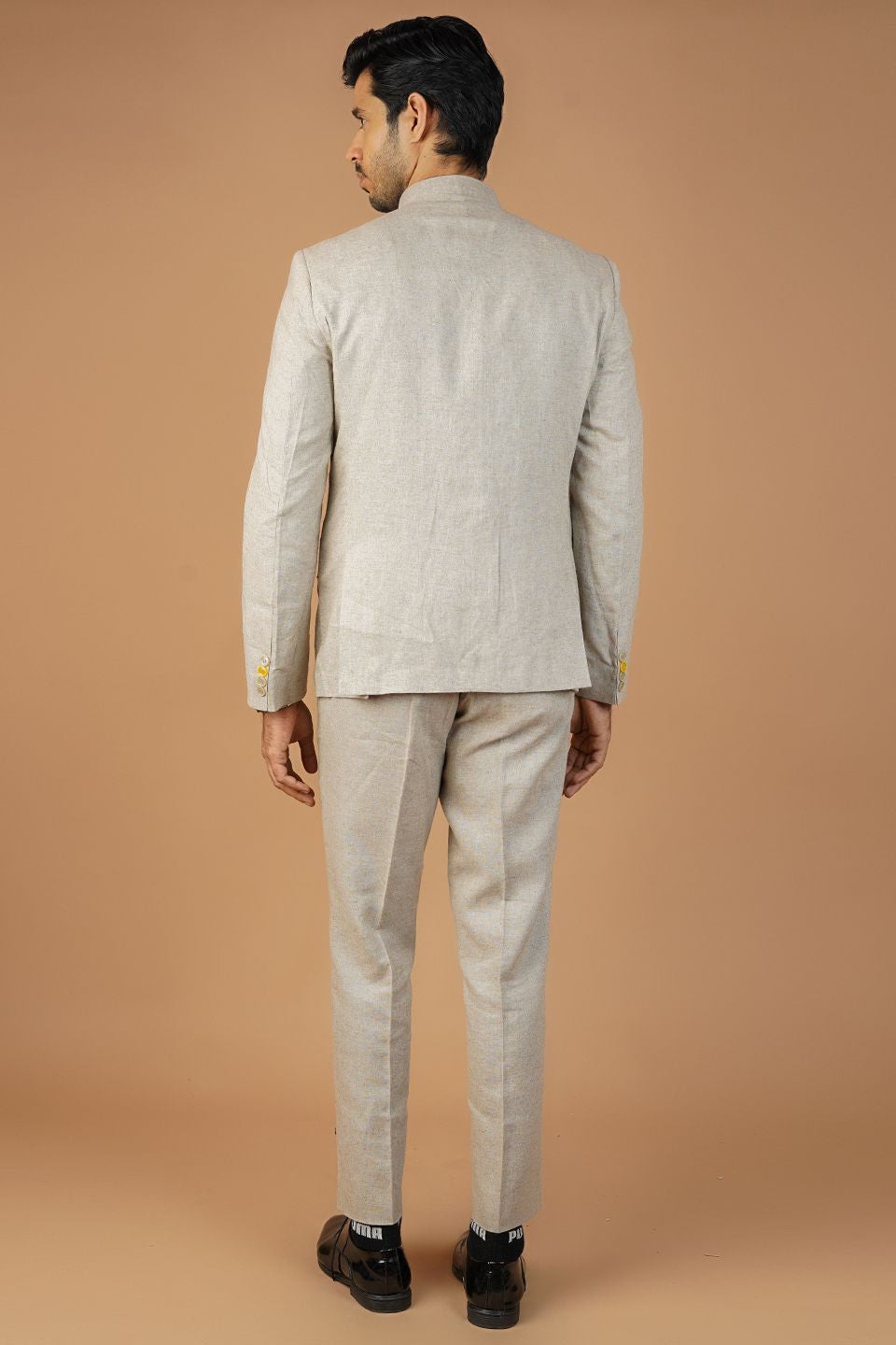 Linen Cream Suit