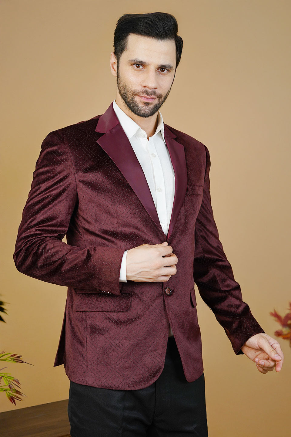 Velvet Red Blazers