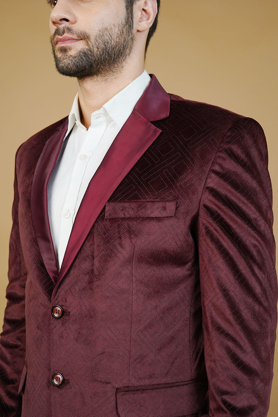 Velvet Red Blazers