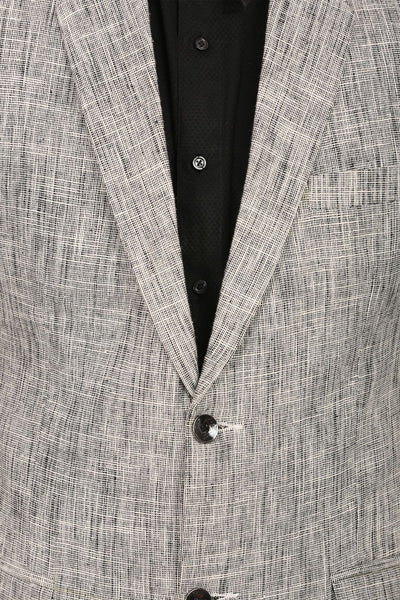Linen Silver Suit
