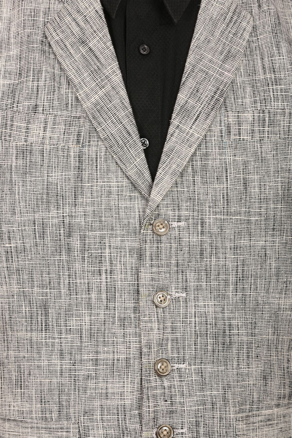 Linen Silver Waiscoat