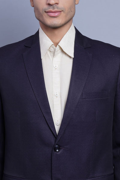 Wintage Men's Poly Blend and Evening 2 Pc Suit : Violet