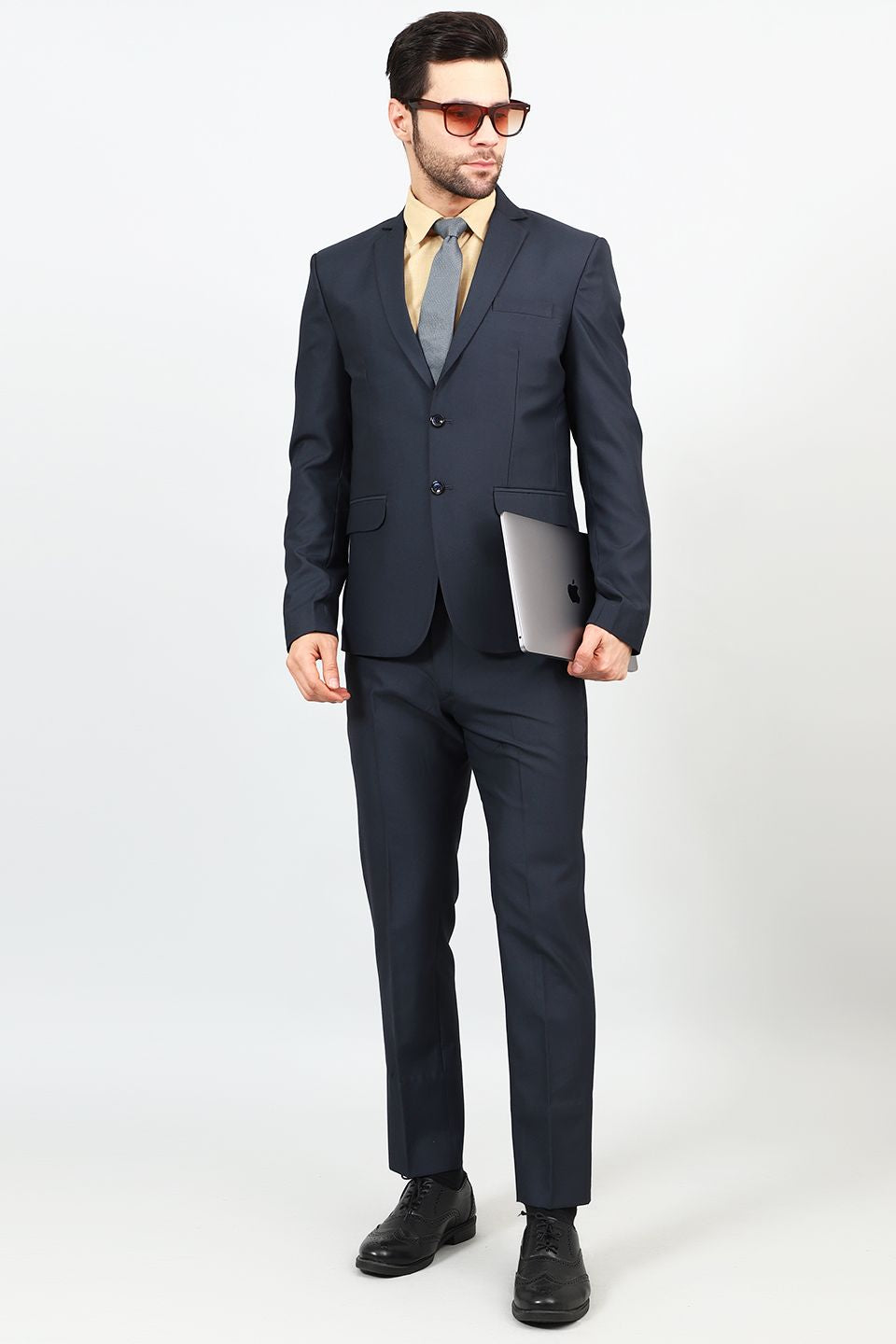 Polyester Cotton Blue 1 Two Piece Suit