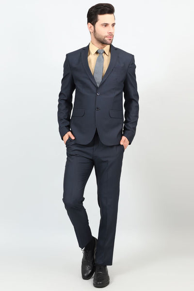Polyester Cotton Blue 1 Two Piece Suit