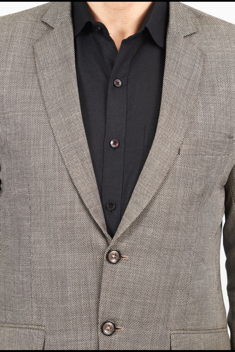 Poly Viscose Grey Two Piece Suit